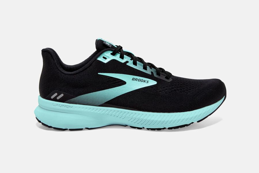 Brooks Launch 8 Road Loopschoenen Dames - Zwart/Blauw - 485029SHA